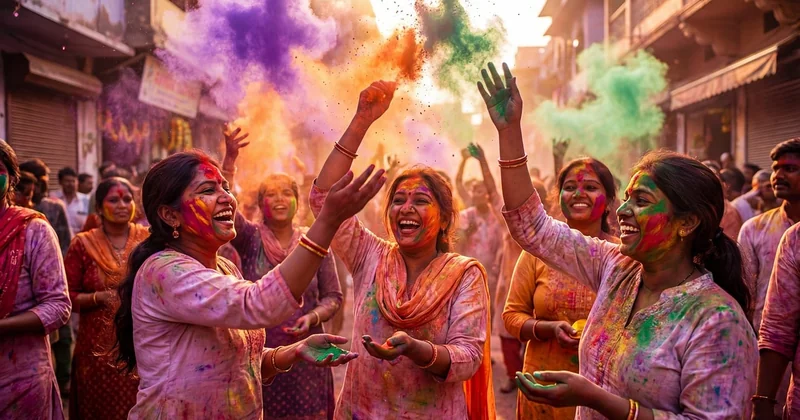 Holi : le festival des couleurs, mode d'emploi